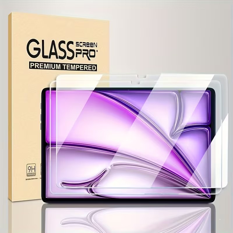 Temu Tablet Accessories - 2Pcs HD Tempered Glass Film For