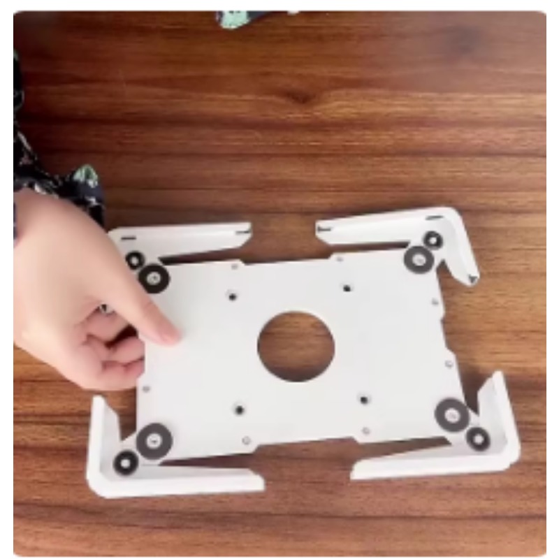 Tablet Stand Accessories - Wall Mount Adjustable Tablet Enclosure Holder,
