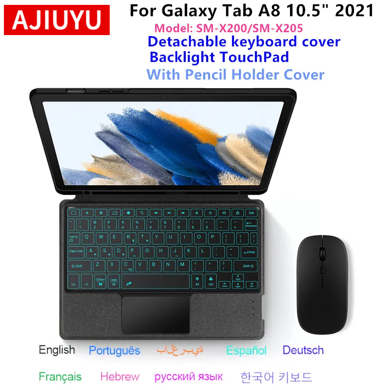 Boox Tablet Accessories - Magic Keyboard For Samsung Galaxy Tab