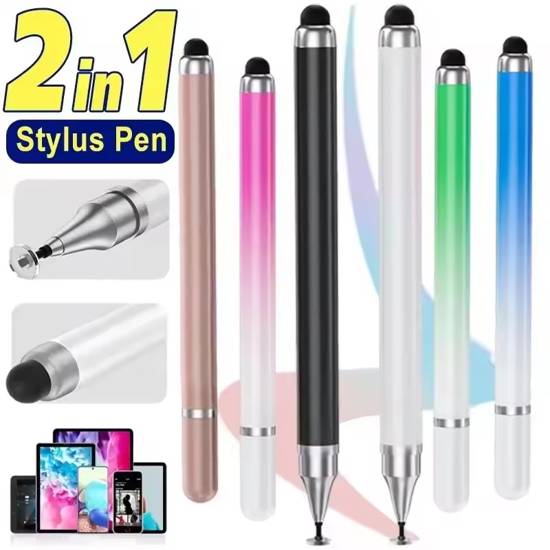 Useful Tablet Accessories - 2 in 1 Universal Stylus Pen