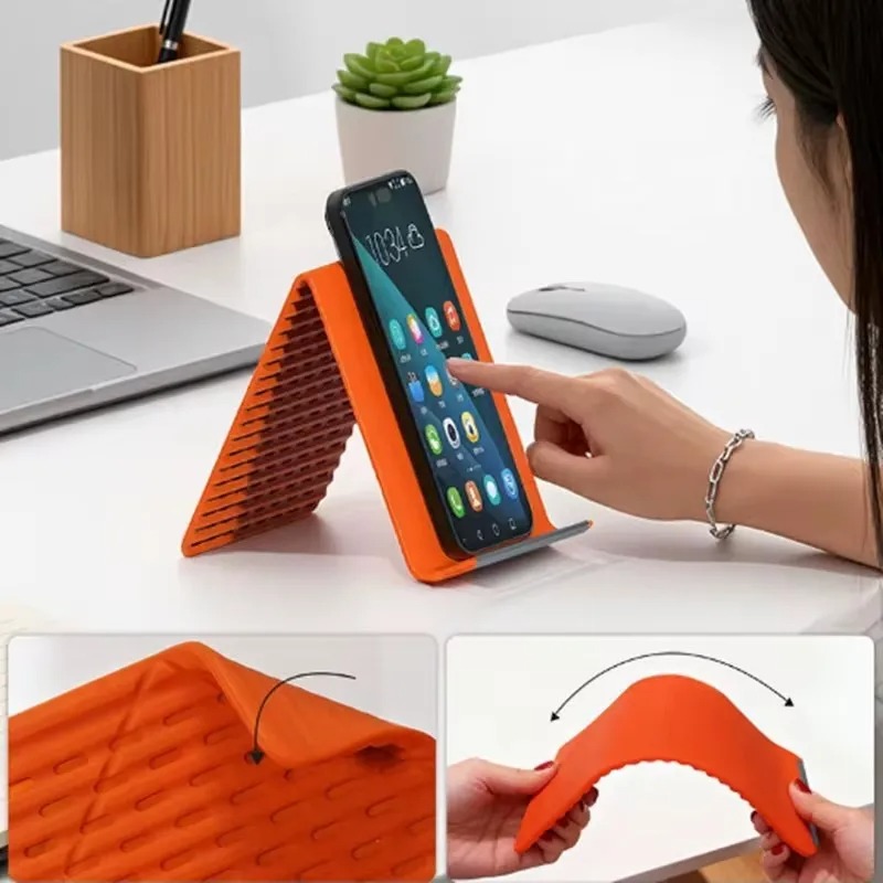 Flexible Foldable Silicone Pho - Tablet Stand Accessories review and price