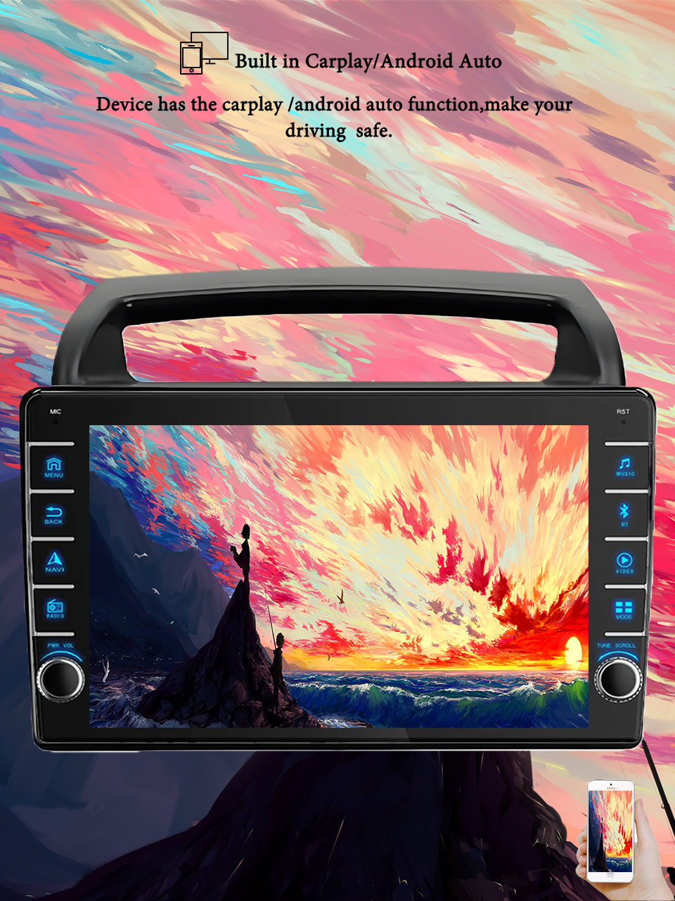 8G+128G Android 14 For Kia Car - Tablet Danish Mobile & Accessories Faisalabad review and price