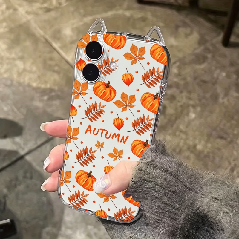 Autumn Pumpkin Falling Leaves  - Apple Iphone 16 review and price