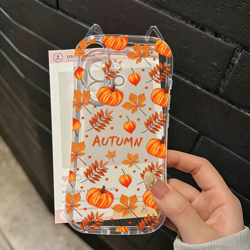 Autumn Pumpkin Falling Leaves  - Apple Iphone 16 review and price