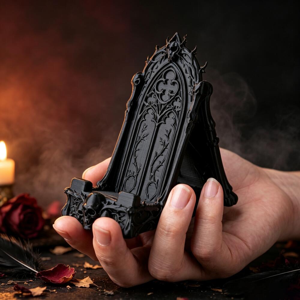 3D Printed Gothic Tracery Wind - Tablet Stand Accessories review and price