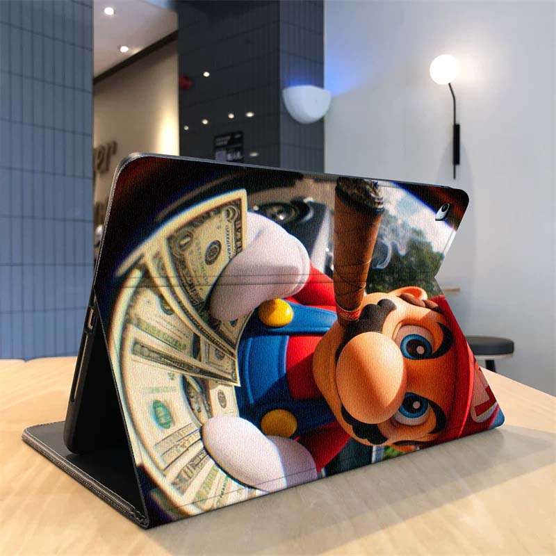 Cartoon M-Marios Art For Samsu - Samsung Tablet S9 Accessories review and price