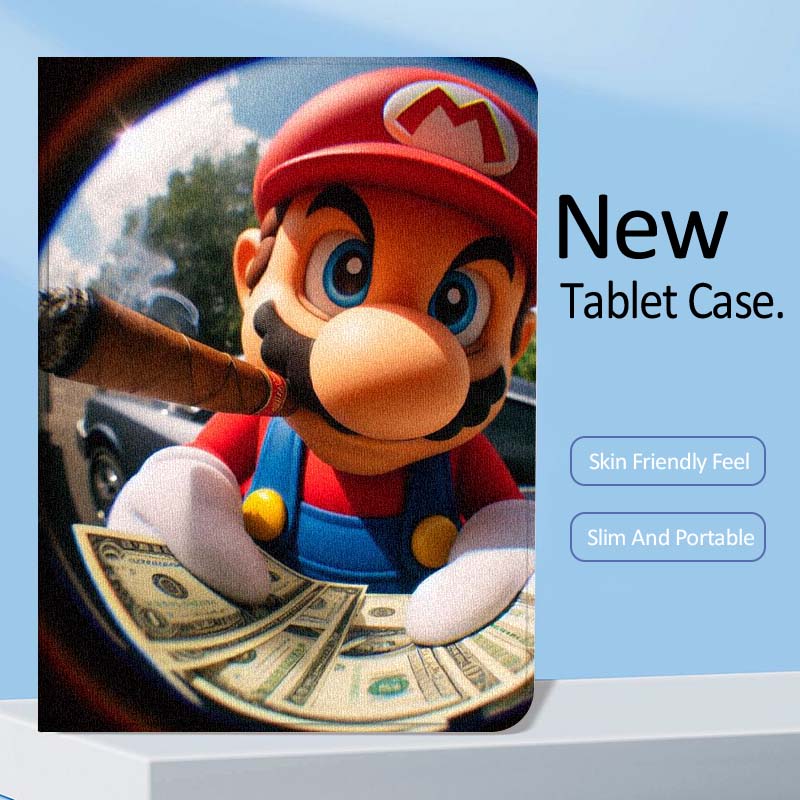 Cartoon M-Marios Art For Samsu - Samsung Tablet S9 Accessories review and price