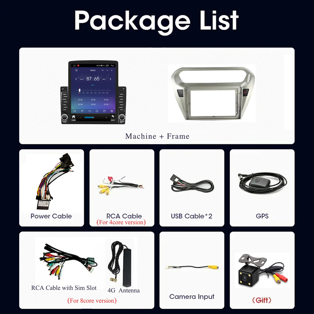 8G+128G Android 14 For Peugeot - Tablet Danish Mobile & Accessories Faisalabad review and price