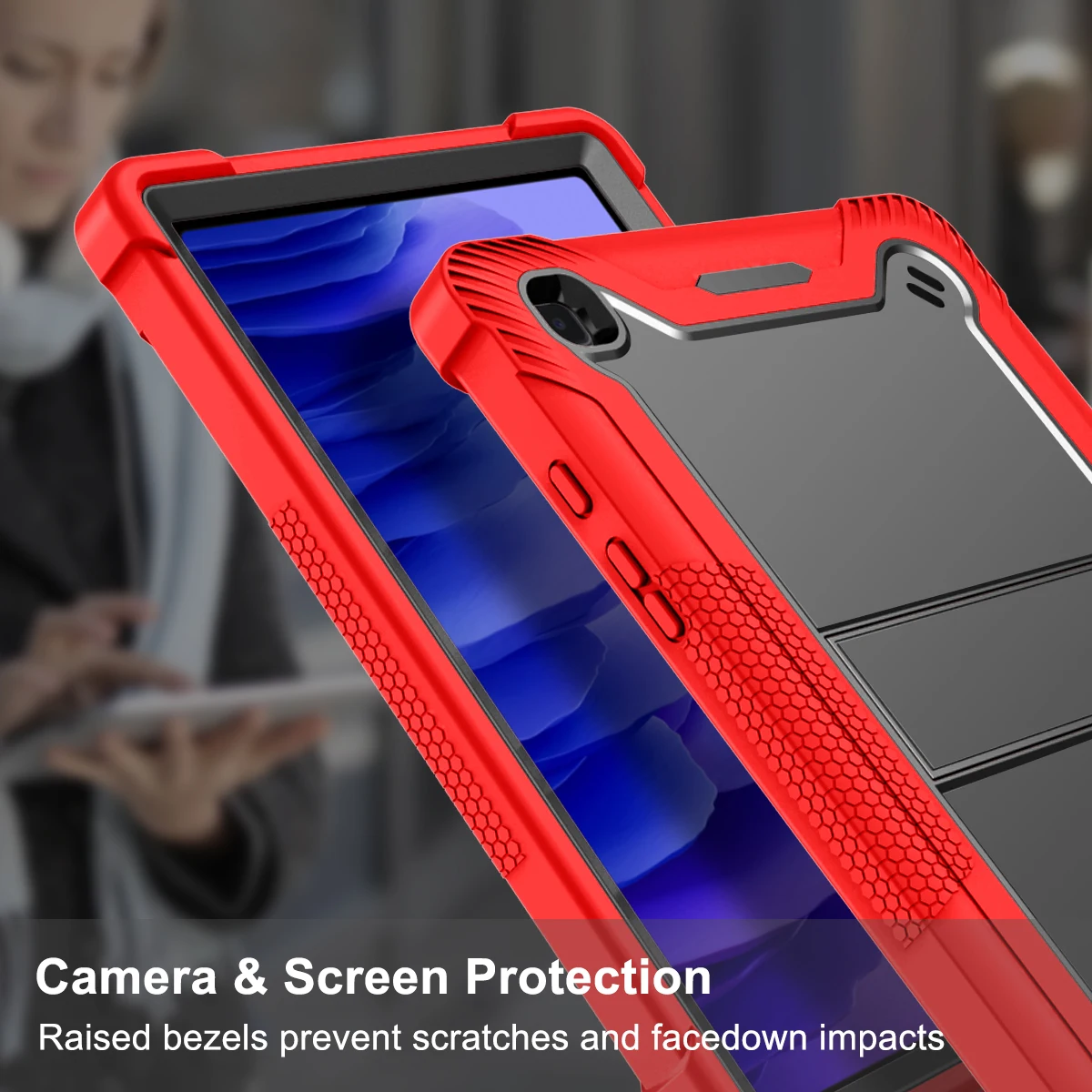 Armor Stand Case For Samsung G - Samsung Tablet A9 Accessories review and price