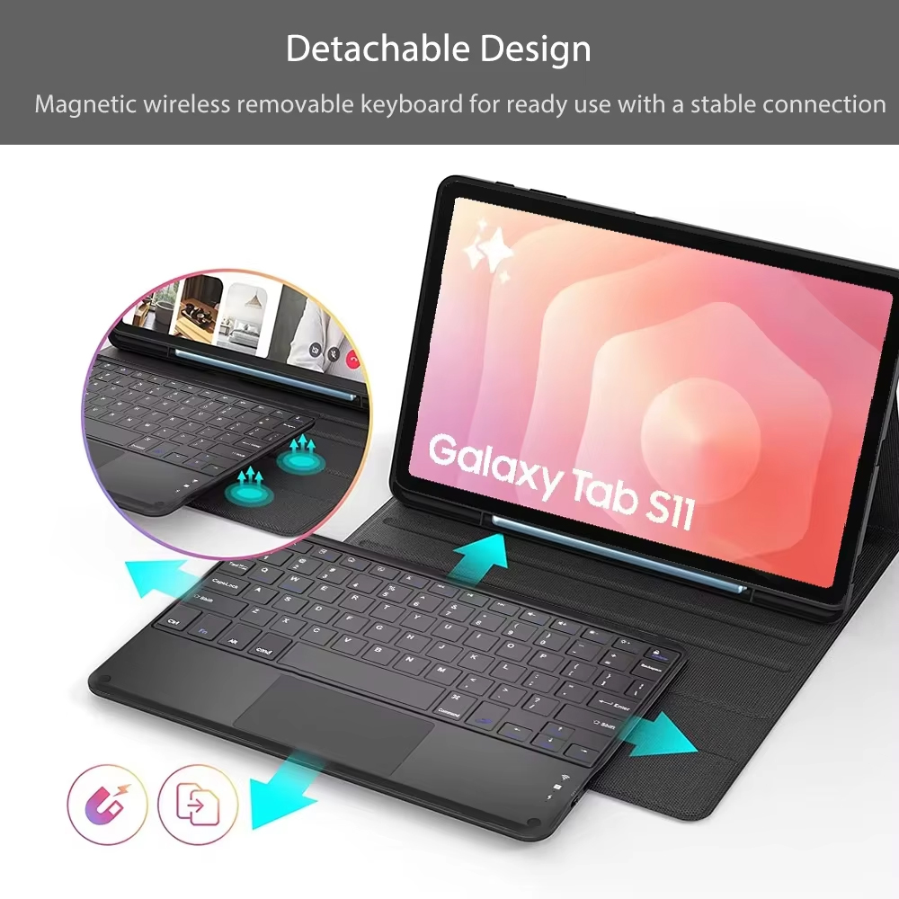 Detachable Keyboard Case For S - Samsung Tablet S9 Accessories review and price